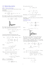 10. Interacting Matter 10.1. Classical Real