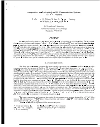 Comparative Study of Optical and RF Communication Systems H