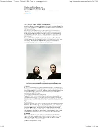 Drowned in Sound - Features - Pinback's Rob Crow on Penning Perfect I