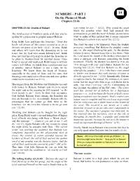 NUMBERS – PART 3 on the Plains of Moab 14