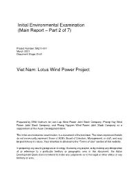 Report – Part 2 of 7)