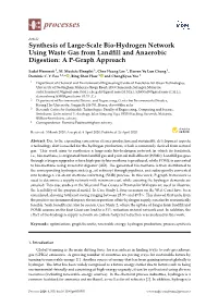 Synthesis of Large-Scale Bio-Hydrogen Network Using Waste Gas from Landfill and Anaerobic Digestion: a P-Graph Approach