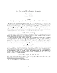 History of Jet Spaces and Diophantine Geometry