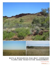 Rutila Resources Railway Corridor Flora and Vegetation Assessment