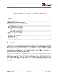 AN10062 Phase Noise Measurement Guide for Oscillators