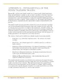 Appendix D – Fundamentals of the Funds Transfer Process