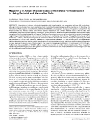 Magainin 2 in Action: Distinct Modes of Membrane Permeabilization in Living Bacterial and Mammalian Cells
