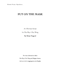 Put on the Mask