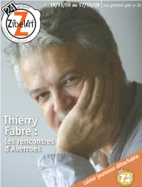 Thierry Fabre : Les Rencontres D’Averroès