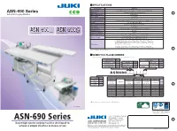 ASN-690 Series Application Serging of Skirts, Pants, Jeans, Etc