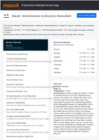 9 Bus Time Schedule & Line Route