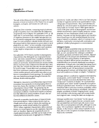 Appendix D Classifications of Forests the Task of Describing And