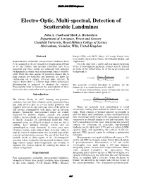 Electro-Optic, Multi-Spectral, Detection of Scatterable Landmines