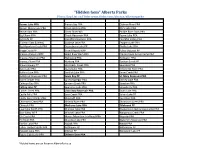 "Hidden Gem" Alberta Parks Photo Gap List on Flickr