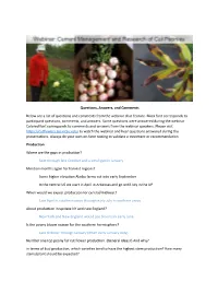 Peony Questions and Answers