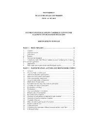 Eastern Caribbean Automated Clearing House System) Rules 2014