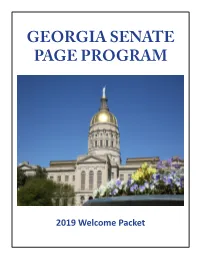 Georgia Senate Page Program