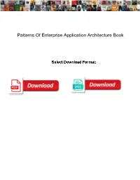 Patterns-Of-Enterprise-Application-Architecture-Book.Pdf