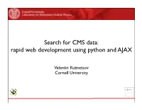Rapid Web Development Using Python and AJAX