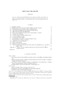 FIRST YEAR PHD REPORT Contents 1. Academic Activities 1 2. Finding