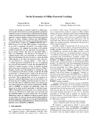 On the Economics of Offline Password Cracking