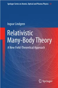 Springer Series on Atomic, Optical, and Plasma Physics