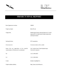 Final Report Microthrust