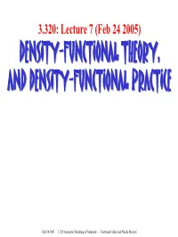 Density-Functional Theory of Atoms and Molecules • W