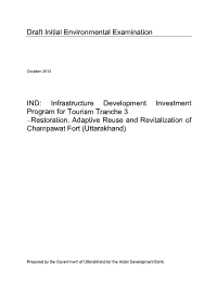 Draft Initial Environmental Examination