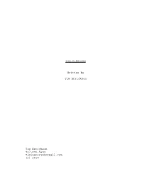 THE FIREBIRD Production Script