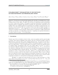 Scalable Exact Visualization of Isocontours in Road Networks Via Minimum-Link Paths∗