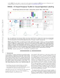 A Visual Analytics Toolkit for Social Spambot Labeling