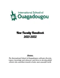 Faculty Handbook 2021-2022