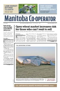 Open Wheat Market Increases Risk for Those Who Can't Wait to Sell