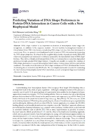 Predicting Variation of DNA Shape Preferences in Protein-DNA Interaction in Cancer Cells with a New Biophysical Model