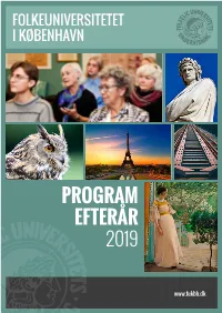 Program Efterår 2019