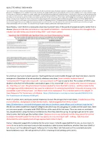 Snowdon Quillette Response