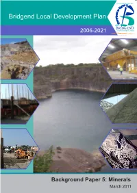Background Paper 5 – Minerals PDF, 2285Kb