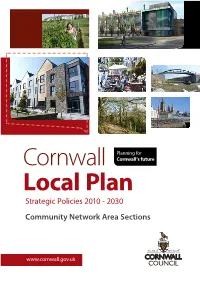 Cornwall Local Plan: Community Network Area Sections