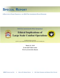 Special Report: Ethical Implications of Large Scale Combat Operations