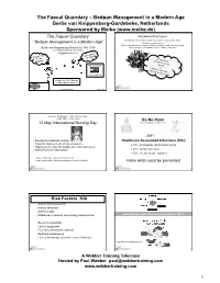 Bedpan Management Teleclass Slides, May.12.11