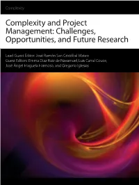 Complexity and Project Management: Challenges, Opportunities, and Future Research