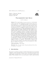 Noncommutative Knot Theory 1 Introduction