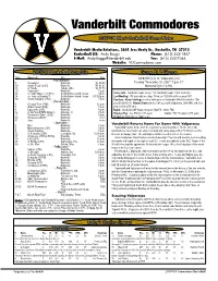 Vanderbilt Commodores