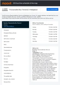 203 Bus Time Schedule & Line Route
