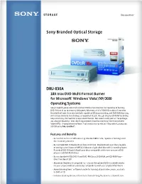 DRU-830A Spec Sheet.Qxp