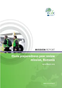 Ebola Preparedness Peer Review Mission, Romania 19-21 March 2015