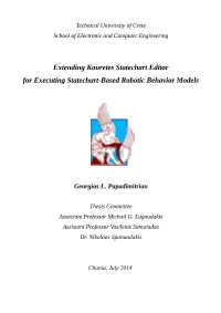 Extending Kouretes Statechart Editor for Executing Statechart-Based Robotic Behavior Models