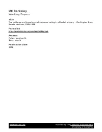UC Berkeley Working Papers
