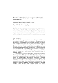Variation and Language Engineering in Yoruba-English Code-Switching